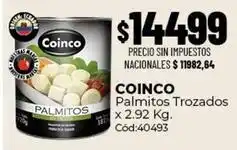 Diarco Coinco - palmitos trozados cód:40493 oferta