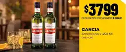 Diarco Gancia - americano x 450 ml. c	ext{ó}d. 4005 oferta