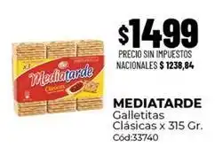 Diarco Galletitas clásicas x 315 gr. cód:33740 oferta