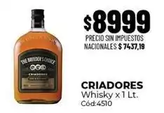 Diarco Criadores - criadores whisky x 1 lt. cód:4510 oferta