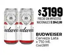 Diarco Budweiser - cerveza lata x 710 ml. cód:28111 oferta