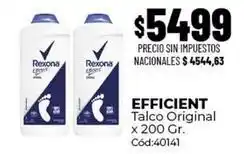 Diarco Rexona - talco original oferta