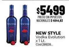 Diarco New style - vodka evolution cód:28828 oferta