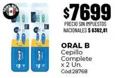 Diarco Oral-b - cepillo complete x 2 un oferta