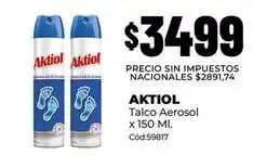 Diarco Aktiol - talco aerosol cód:59817 oferta