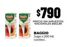 Diarco Baggio - jugo x 200 ml oferta