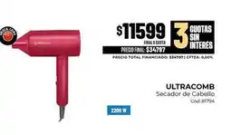 Diarco Ultracomb - secador de cabello ultracomb cód: 8794 oferta