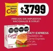 Diarco Express - medallón de carne cód:24594 oferta