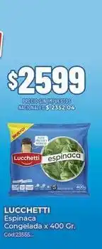 Diarco Lucchetti - espinaca congelada oferta