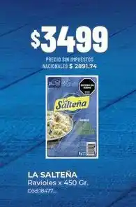 Diarco La salteña - ravioles oferta