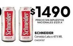 Diarco Schneider - cerveza lata oferta