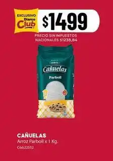 Diarco Cañuelas - arroz parboil oferta