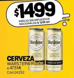Diarco Warsteiner - cerveza lata cód:24252 oferta