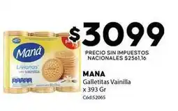 Diarco Mana - galletitas vainilla oferta