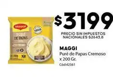Diarco Maggi - puré de papas cremoso oferta