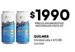 Diarco Quilmes - cerveza lata x 473 ml. c uevo:10487 oferta