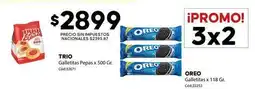 Diarco Trio - galletitas pepas x 500 gr oferta