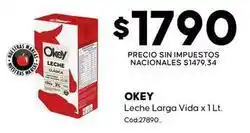 Diarco Okey - leche larga vida x 1lt. cod 27890 oferta