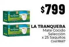 Diarco La tranquera - mate cocido selección x 25 saquitos cód:18667 oferta