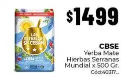 Diarco Cbse - yerba mate hierbas serranas mundial x 500 gr oferta