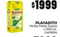 Diarco Playadito - yerba mate suave x 500 gr. cód:18094 oferta