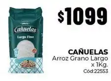 Diarco Cañuelas - arroz grano largo x 1kg. cód:22553 oferta