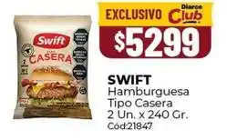 Diarco Swift - hamburguesa tipo casera 2 un. x 240 gr. cód:21847 oferta