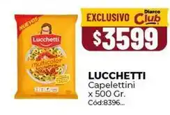 Diarco Lucchetti - capelettini x 500 gr oferta