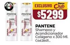 Diarco Pantene - shampoo y acondicionador colágeno x 300 ml. cód:28411 oferta