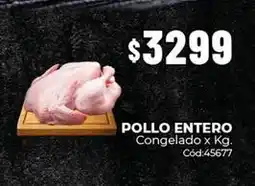 Diarco Pollo entero congelado x kg. cód:45677 oferta