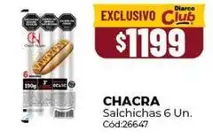 Diarco Salchichas 6 un. cód:26647 oferta