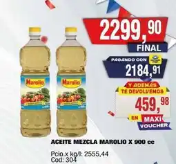 Maxiconsumo Marolio - aceite mezcla marolio x 900 cc oferta