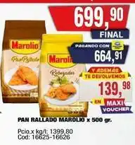 Maxiconsumo Marolio - pan rallado oferta