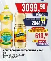 Maxiconsumo Cañuelas - aceite cañuelas/cocinero x 900 oferta