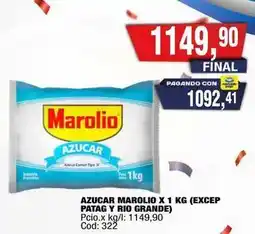 Maxiconsumo Marolio - azucar x 1 kg oferta