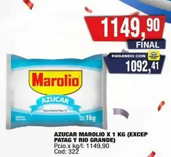 Maxiconsumo Marolio - azucar x 1 kg oferta