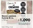 Disco Cuisine - queso cremoso oferta