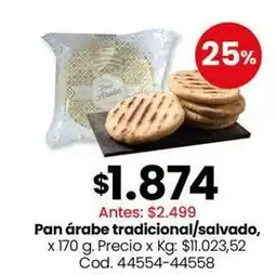 Coto Pan árabe tradicional/salvado oferta