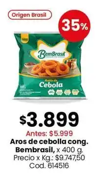 Coto Origen - aros de cebolla cong oferta