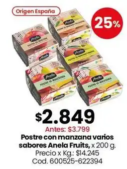 Coto Origen - postre con manzana varios sabores oferta