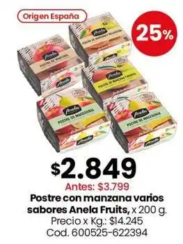 Coto Origen - postre con manzana varios sabores oferta