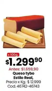 Coto Real - queso tybo estilo oferta