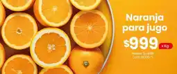 Coto Naranja para jugo oferta