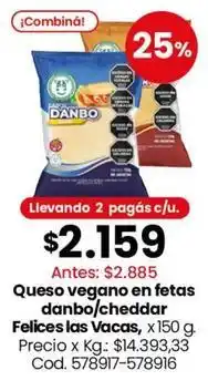 Coto Queso vegano en fetas danbo/cheddar oferta
