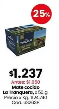 Coto La tranquera - mate cocido oferta