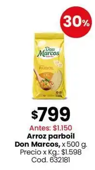 Coto Don marcos - arroz parboil oferta