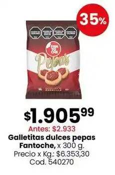 Coto Fantoche - galleitas dulces pepas oferta