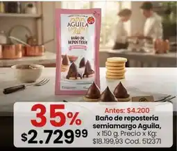 Coto Aguila - baño de repostería semiamargo oferta