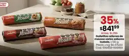 Coto Origen - galletitas rellenas de mousse varios sabores oferta