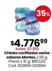 Coto Mentos - chicles confitados varios sabores oferta